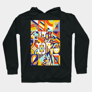 Colorful geometric artwork Hoodie